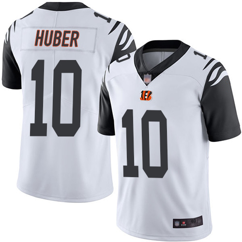 Cincinnati Bengals Limited White Men Kevin Huber Jersey NFL Footballl #10 Rush Vapor Untouchable